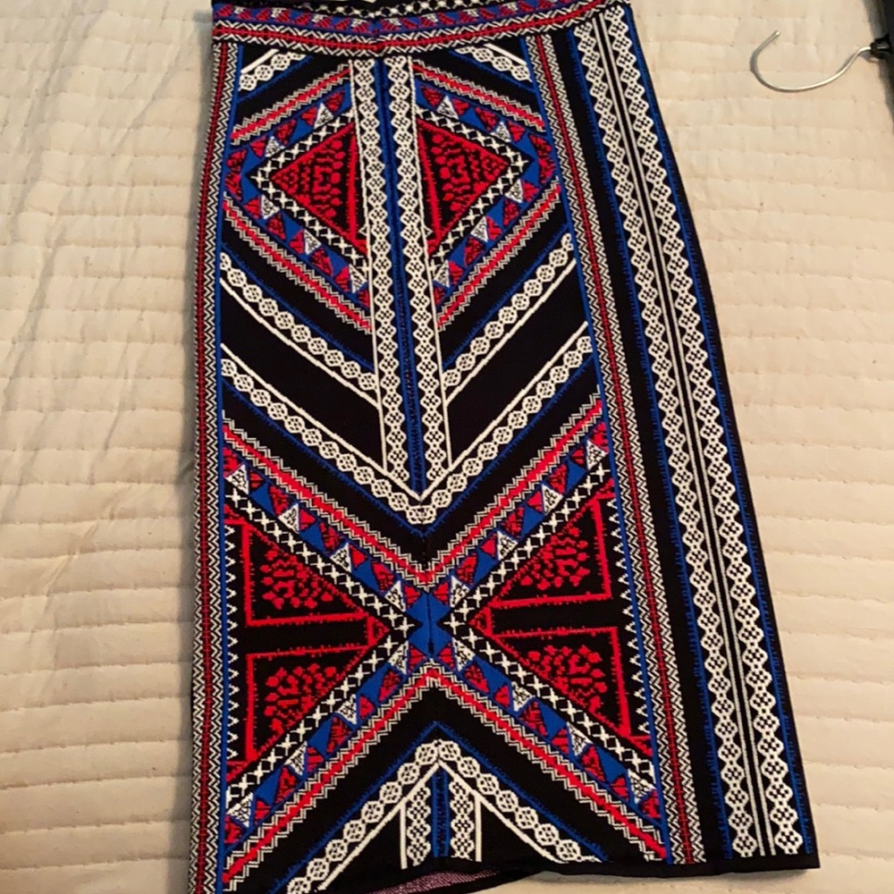 Pencil skirt…body con multi colored
